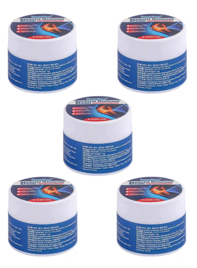 Sumifun 5Pcs Synovial Meniscus Cream, Pain Relief Ointment 10g - Image 1